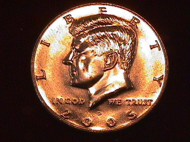 KENNEDY HALF DOLLAR 2005-D MINT STATE-63+++