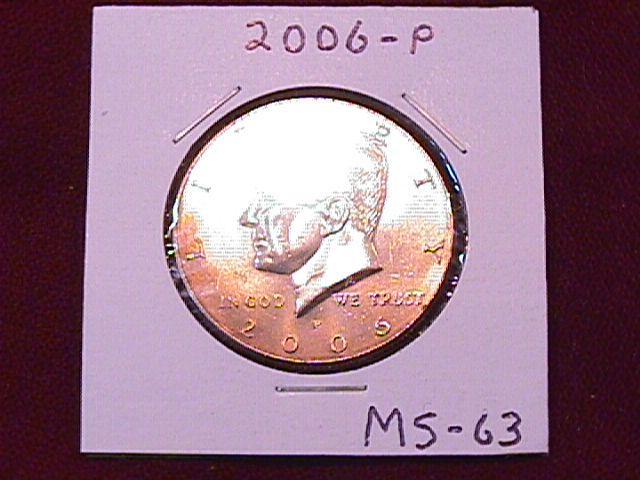 KENNEDY HALF DOLLAR 2006-P MINT STATE-63+++