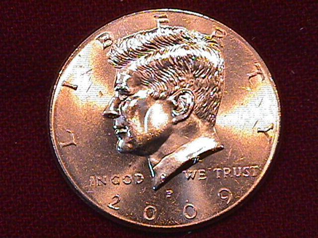 KENNEDY HALF DOLLAR 2009-P MINT STATE-63+++