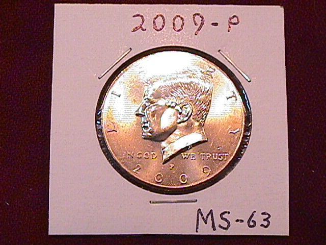 KENNEDY HALF DOLLAR 2009-P MINT STATE-63+++