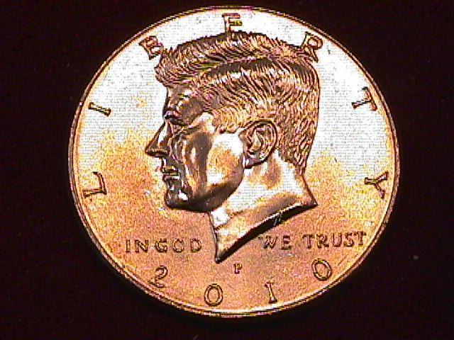 KENNEDY HALF DOLLAR 2010-P MINT STATE-63+++