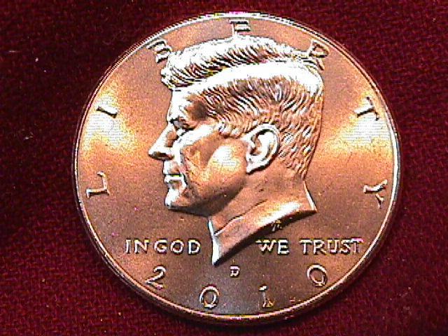 KENNEDY HALF DOLLAR 2010-D MINT STATE-63+++