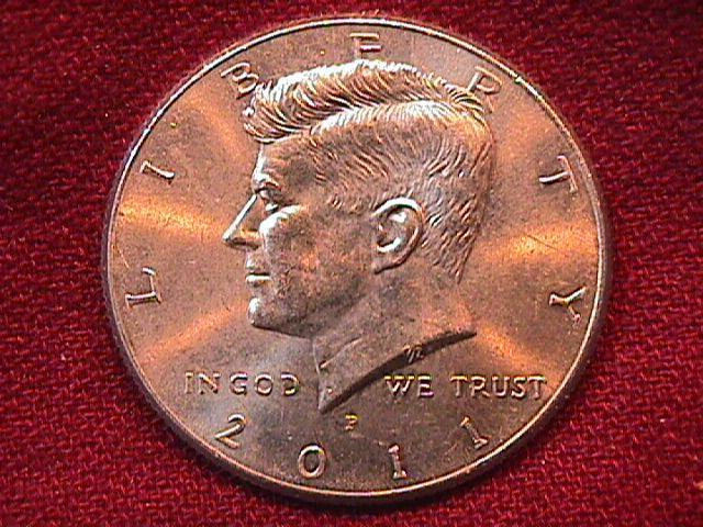 KENNEDY HALF DOLLAR 2011-P MINT STATE-63+++