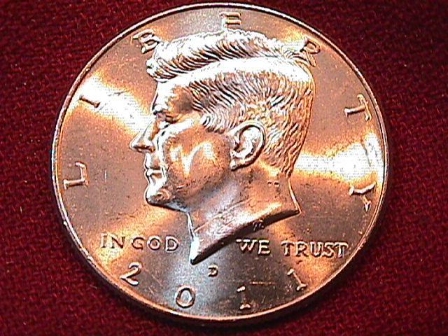 KENNEDY HALF DOLLAR 2011-D MINT STATE-63+++