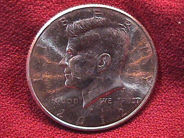 KENNEDY HALF DOLLAR 2012-P MINT STATE-63+++