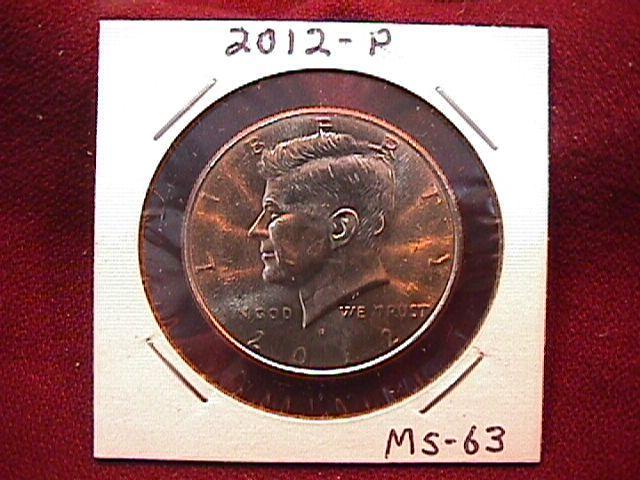 KENNEDY HALF DOLLAR 2012-P MINT STATE-63+++