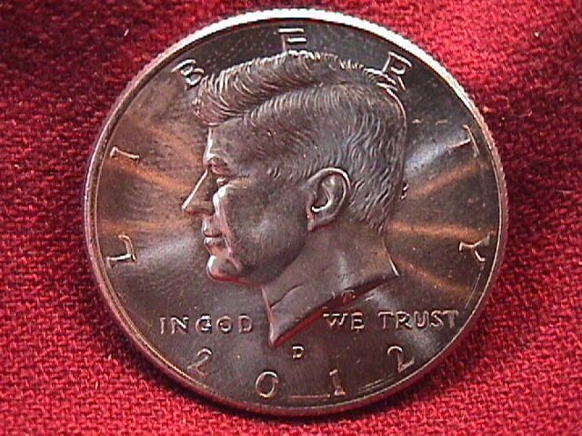 KENNEDY HALF DOLLAR 2012-D MINT STATE-63+++