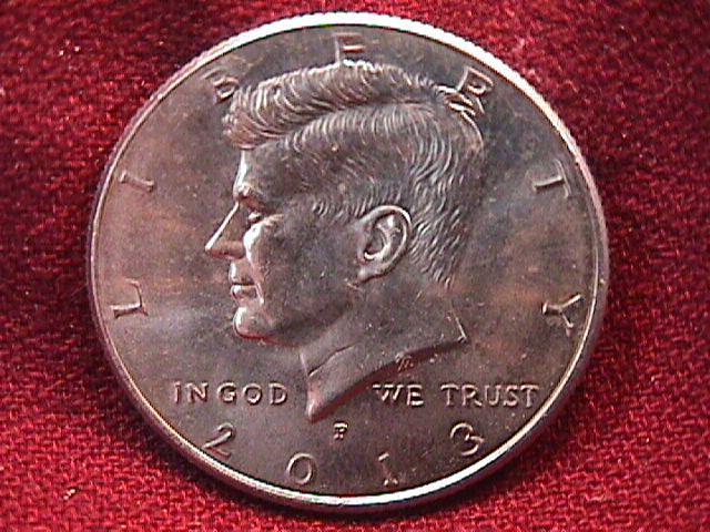 KENNEDY HALF DOLLAR 2013-P MINT STATE-63+++