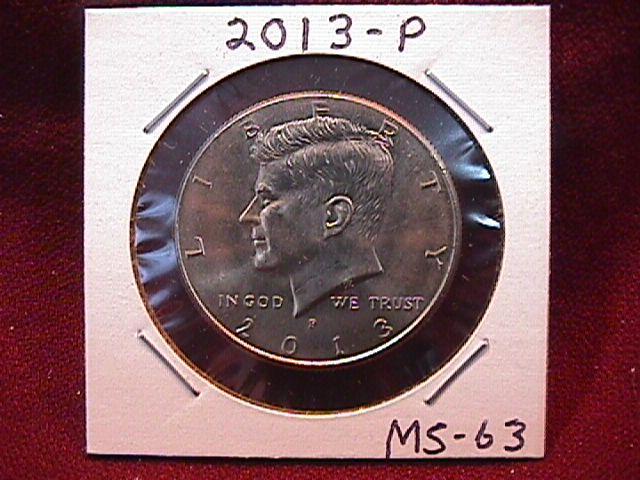 KENNEDY HALF DOLLAR 2013-P MINT STATE-63+++