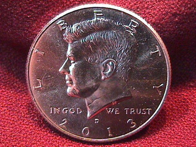 KENNEDY HALF DOLLAR 2013-D MINT STATE-63+++