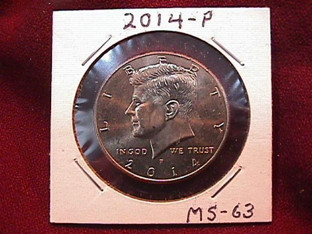 KENNEDY HALF DOLLAR 2014-P MINT STATE-63+++
