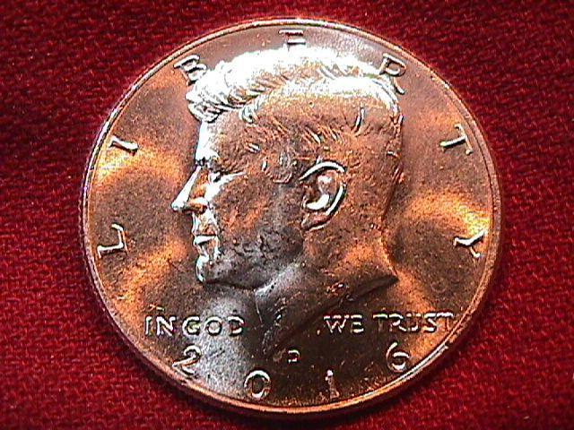 KENNEDY HALF DOLLAR 2016-D MINT STATE-63+++