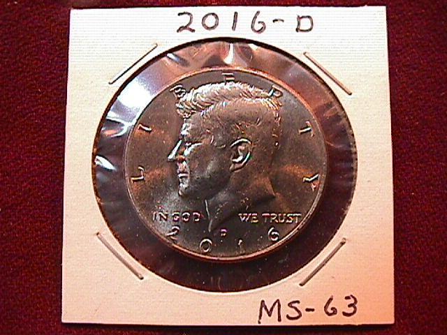 KENNEDY HALF DOLLAR 2016-D MINT STATE-63+++