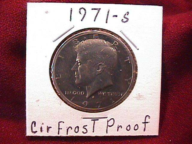 KENNEDY HALF DOLLAR CIRCULATED PROOF 1971-S
