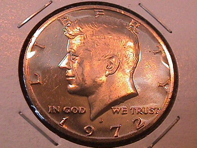 KENNEDY HALF DOLLAR 1972-S CIRCULATED PROOF