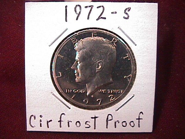 KENNEDY HALF DOLLAR 1972-S CIRCULATED PROOF