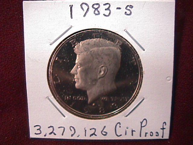 KENNEDY HALF DOLLAR 1983-S CIRCULATED PROOF