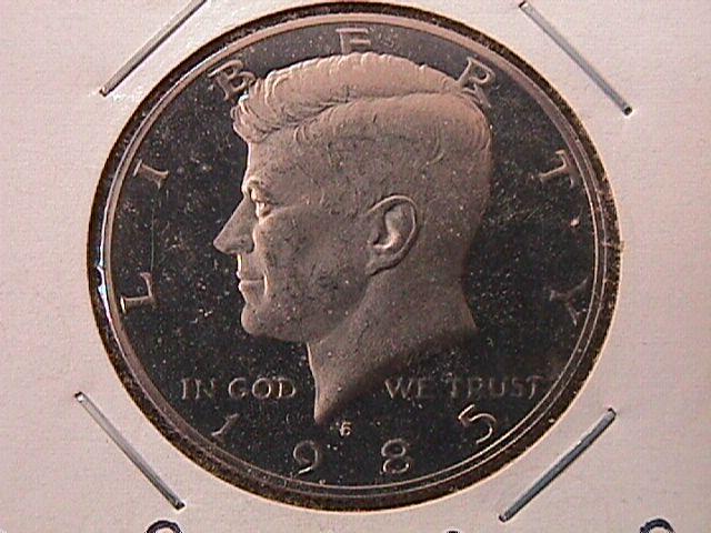 KENNEDY HALF DOLLAR 1985-S CIRCULATED PROOF
