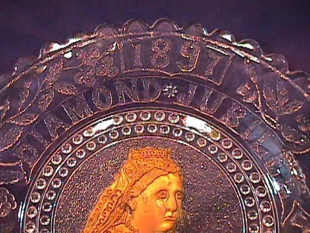 QUEEN VICTORIA 1897 DIAMOND JUBILEE DISPLAY PLATE