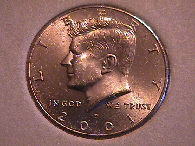KENNEDY HALF CLAD SET 1990-P&D TO 2001-P&D COMPLETE 24 COINS UNC. HARRIS FOLDER