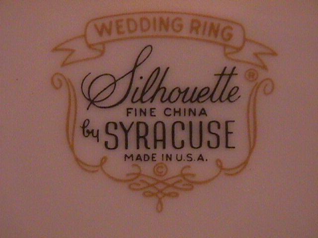 Syracuse Wedding Ring Dinner Plate