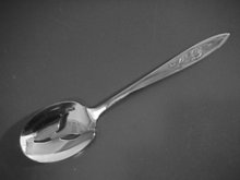 Oneida Community Stainless My Rose Pierced Jelly Spoon