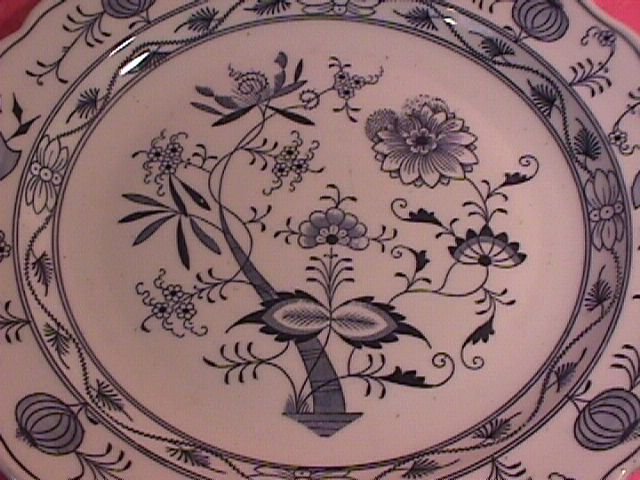 Meissen Blue Onion Chop Plate