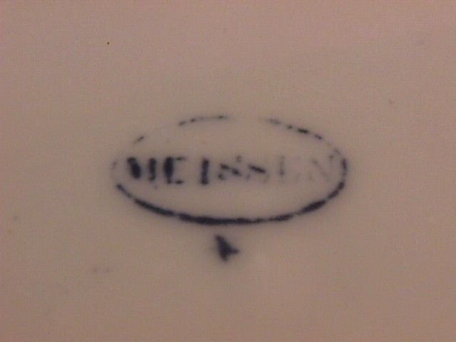 Meissen Blue Onion Chop Plate