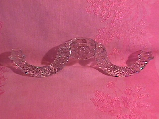 Fostoria Crystal Cross Arm Duo