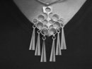 David Andersen Sterling Modernist Icycle Pendant Necklace