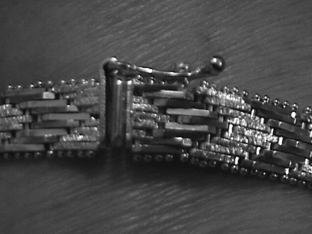 Heavy Italian Sterling Herringbone Bracelet