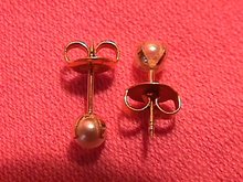 14k Gold & Genuine Pearl Earrings