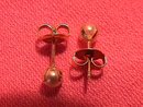 14k Gold & Genuine Pearl Earrings