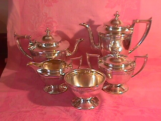 Durgin Sterling 5-Piece Tea & Coffee Service