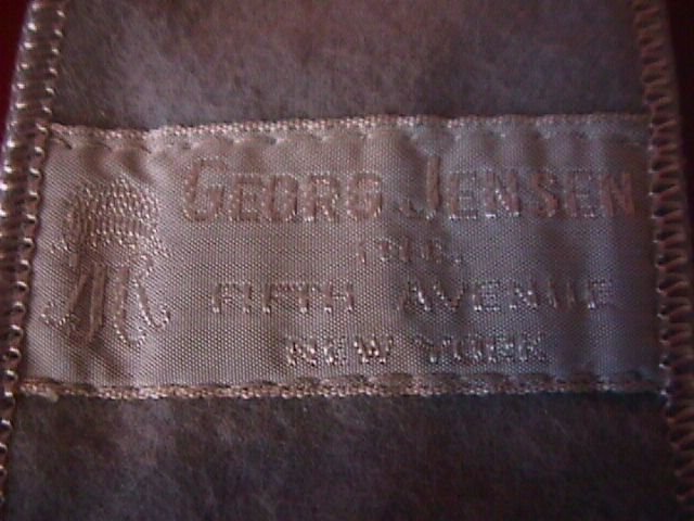 George Jensen Sterling Flannel Pouch