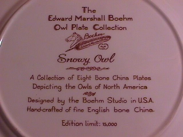 Edward Marshall Boehm, North American Owl Series,