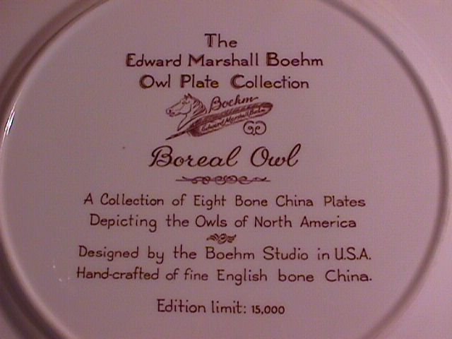 Edward Marshall Boehm, North American Owl Series,
