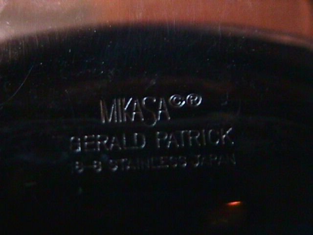 Mikasa -Gerald Patrick Stainless
