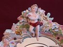 Meissen Museum Quality Ladies 3-Candle Lite Vanity Mirror