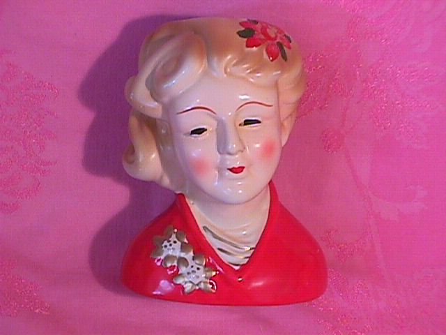 Lady's Head Vase