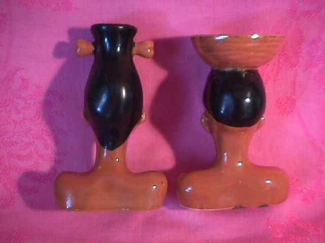 Pair of Lady's Head Vases
