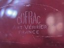 Art Verrier, Cofrac, France Crystal Swan Center Piece