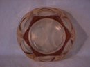 Cambridge (Peachbloom) Crystal Unknown? Pattern Rosebowl