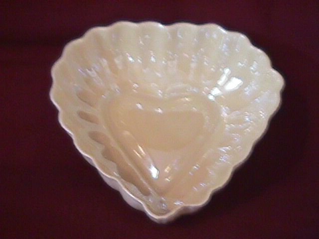 Belleek Heart Shape Bowl