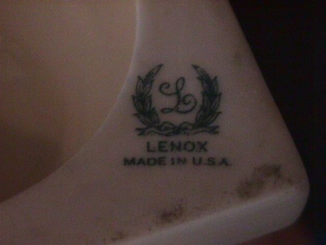 Lenox Salmon-Pink Porcelain Urn- Handled- Pedestal Vase