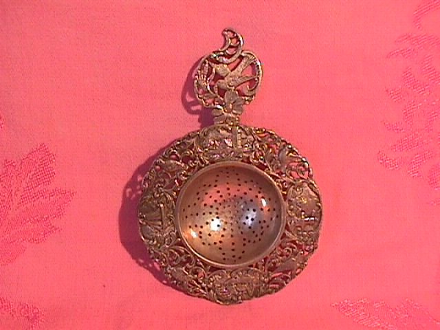 Antique Marked? Pierced Tea Strainer