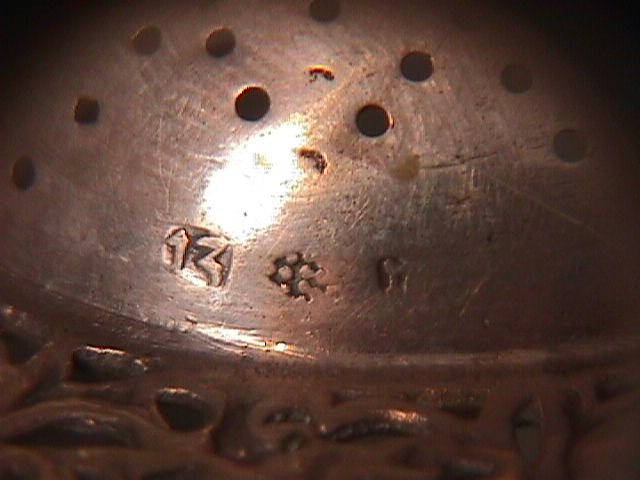 Antique Marked? Pierced Tea Strainer