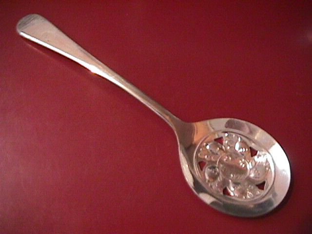 Sheffield England Silverplate Round Pierced Server