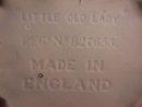 Vintage Little Old Lady=Made in England=Tea Pot