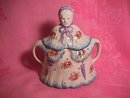 Vintage Little Old Lady=Made in England=Covered Sugar